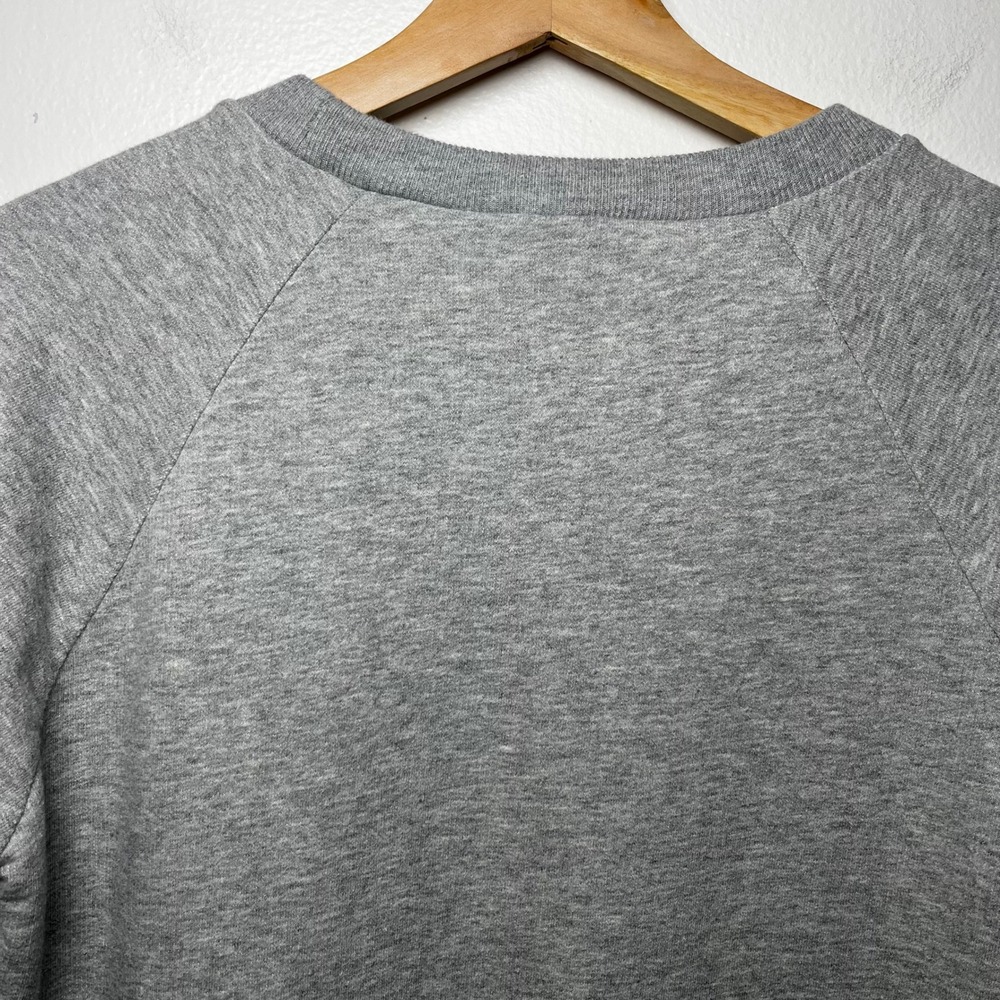J. Crew Brooklyn Pullover Sweatshirt Gray Crew Neck 3/4 Sleeve size small - Picture 8 of 12